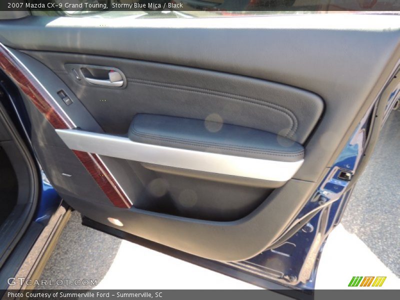 Stormy Blue Mica / Black 2007 Mazda CX-9 Grand Touring