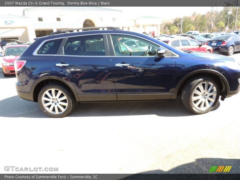 Stormy Blue Mica / Black 2007 Mazda CX-9 Grand Touring