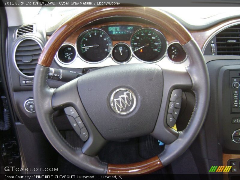 Cyber Gray Metallic / Ebony/Ebony 2011 Buick Enclave CXL AWD