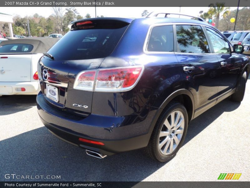Stormy Blue Mica / Black 2007 Mazda CX-9 Grand Touring