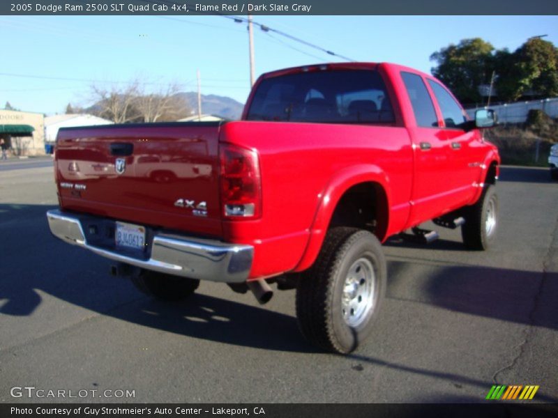 Flame Red / Dark Slate Gray 2005 Dodge Ram 2500 SLT Quad Cab 4x4