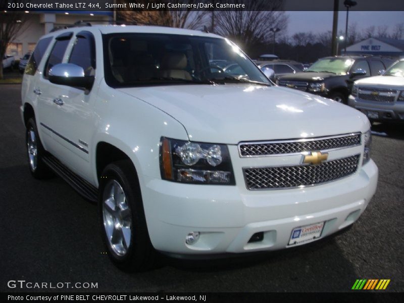 Summit White / Light Cashmere/Dark Cashmere 2010 Chevrolet Tahoe LTZ 4x4