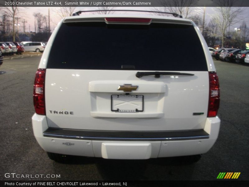 Summit White / Light Cashmere/Dark Cashmere 2010 Chevrolet Tahoe LTZ 4x4