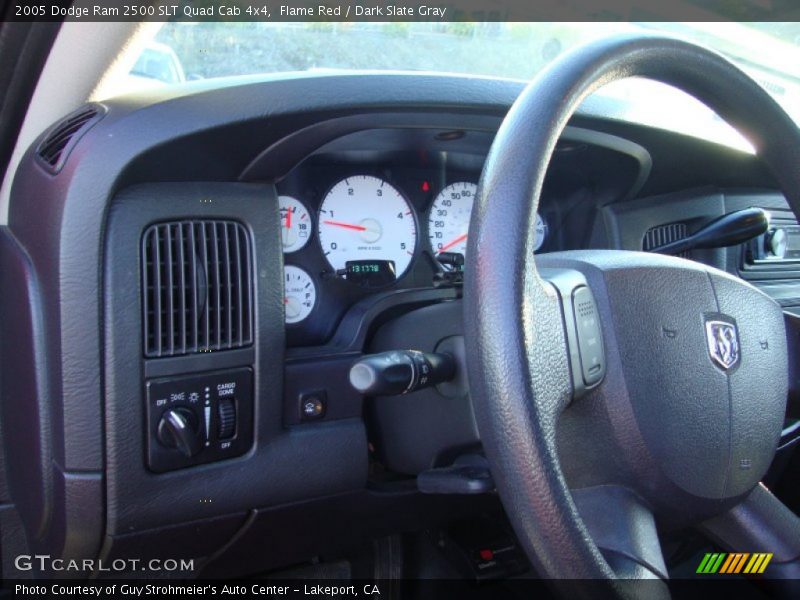 Flame Red / Dark Slate Gray 2005 Dodge Ram 2500 SLT Quad Cab 4x4