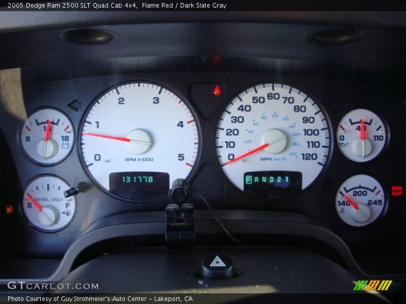  2005 Ram 2500 SLT Quad Cab 4x4 SLT Quad Cab 4x4 Gauges