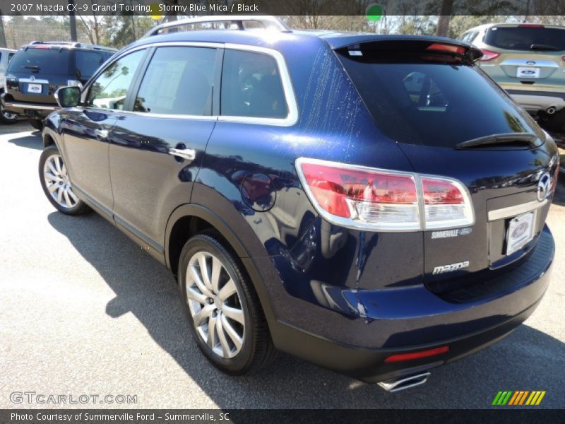 Stormy Blue Mica / Black 2007 Mazda CX-9 Grand Touring
