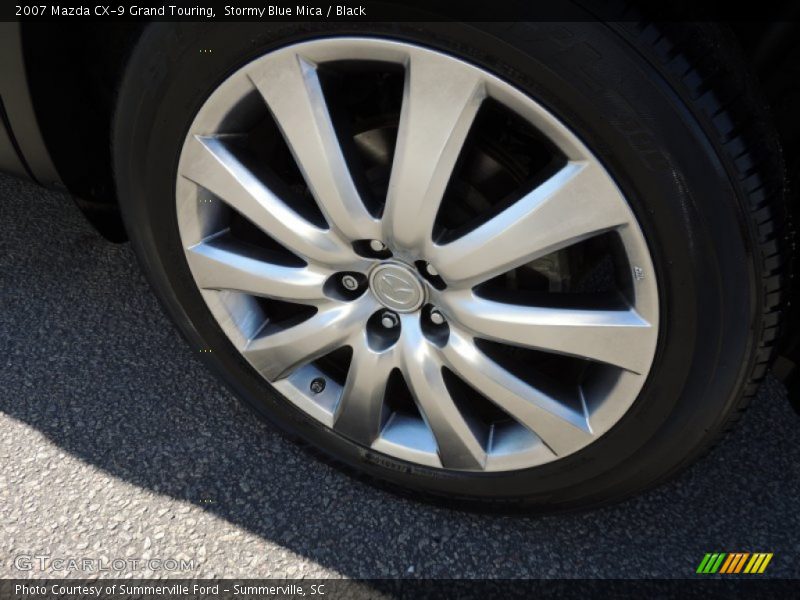 Stormy Blue Mica / Black 2007 Mazda CX-9 Grand Touring