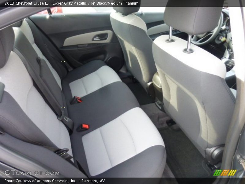 Cyber Gray Metallic / Jet Black/Medium Titanium 2013 Chevrolet Cruze LS