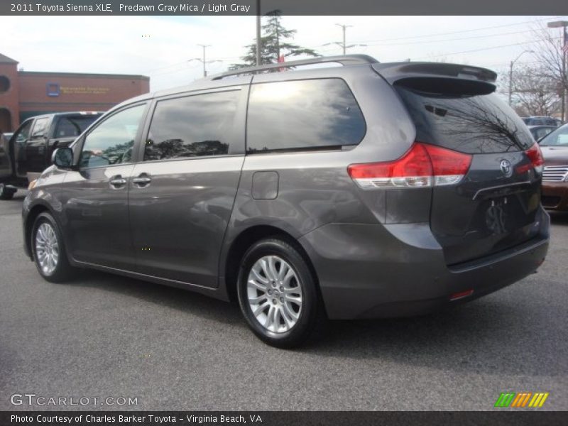 Predawn Gray Mica / Light Gray 2011 Toyota Sienna XLE