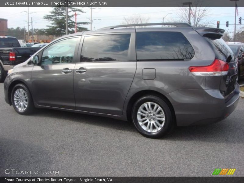 Predawn Gray Mica / Light Gray 2011 Toyota Sienna XLE