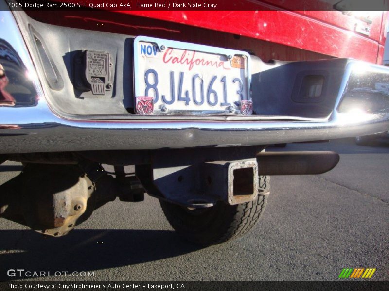 Flame Red / Dark Slate Gray 2005 Dodge Ram 2500 SLT Quad Cab 4x4