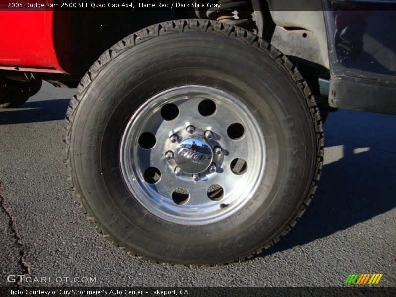 Flame Red / Dark Slate Gray 2005 Dodge Ram 2500 SLT Quad Cab 4x4