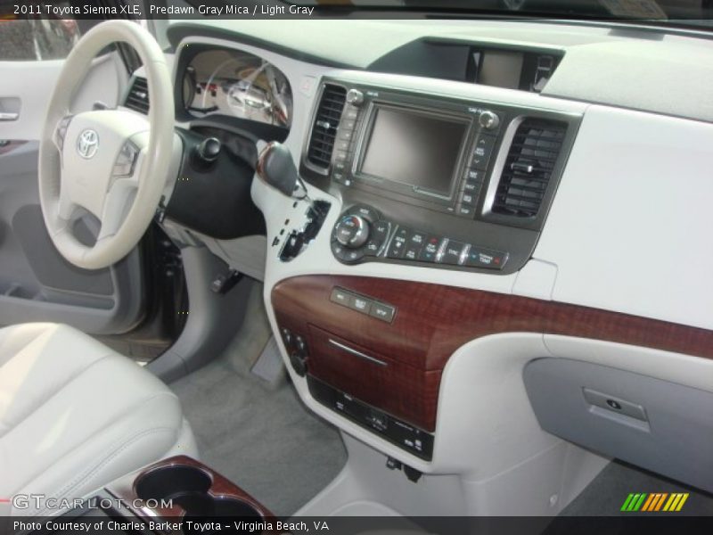 Predawn Gray Mica / Light Gray 2011 Toyota Sienna XLE