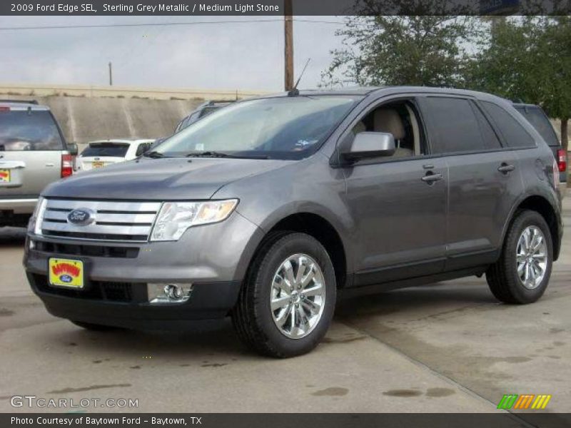 Sterling Grey Metallic / Medium Light Stone 2009 Ford Edge SEL