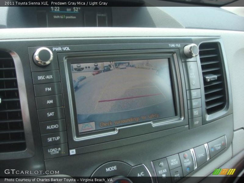 Predawn Gray Mica / Light Gray 2011 Toyota Sienna XLE