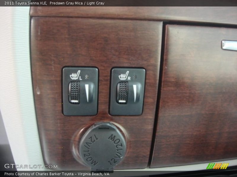 Predawn Gray Mica / Light Gray 2011 Toyota Sienna XLE