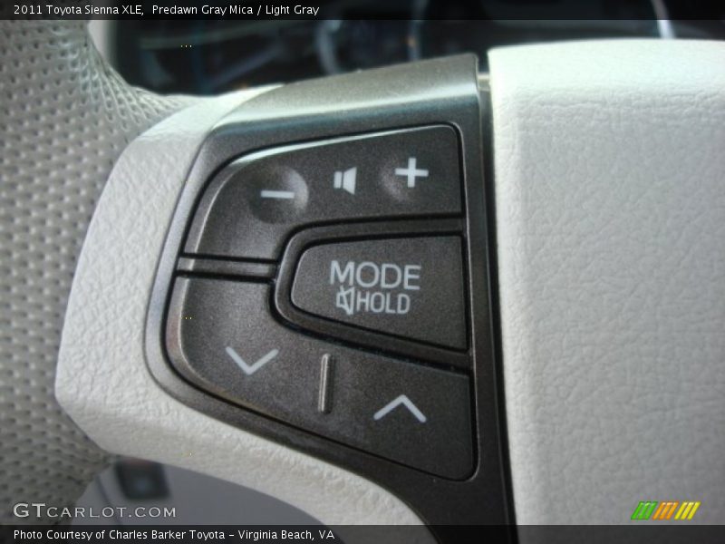 Predawn Gray Mica / Light Gray 2011 Toyota Sienna XLE