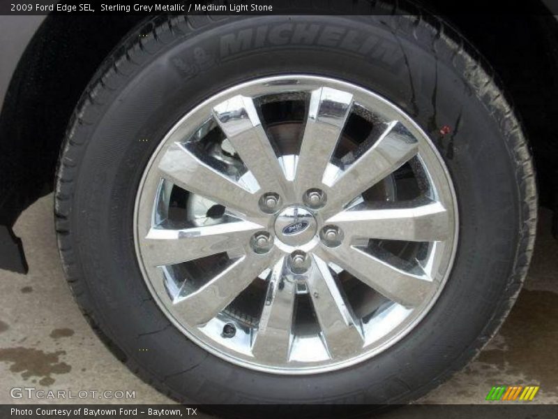 Sterling Grey Metallic / Medium Light Stone 2009 Ford Edge SEL