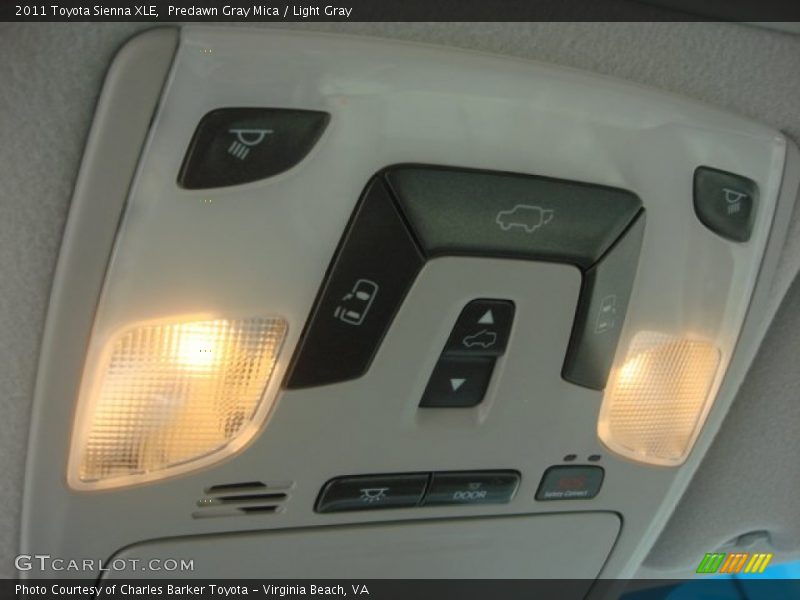 Predawn Gray Mica / Light Gray 2011 Toyota Sienna XLE