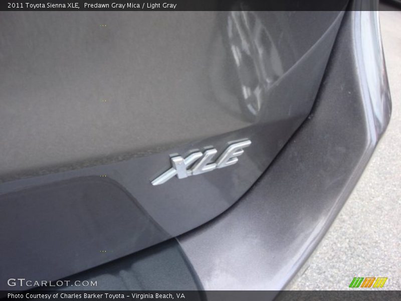 Predawn Gray Mica / Light Gray 2011 Toyota Sienna XLE