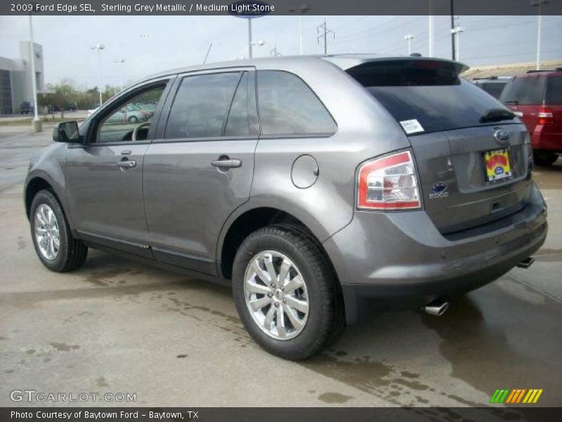 Sterling Grey Metallic / Medium Light Stone 2009 Ford Edge SEL