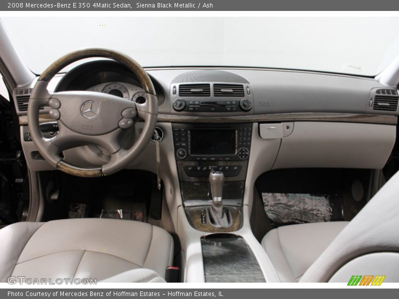 Sienna Black Metallic / Ash 2008 Mercedes-Benz E 350 4Matic Sedan