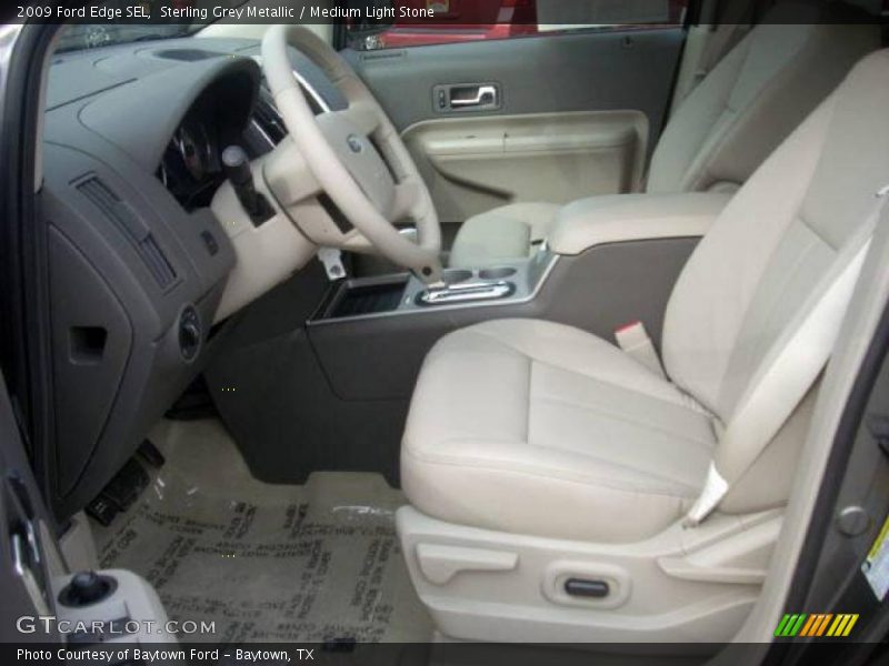 Sterling Grey Metallic / Medium Light Stone 2009 Ford Edge SEL