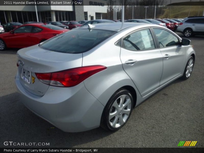 Radiant Silver / Gray 2011 Hyundai Elantra Limited