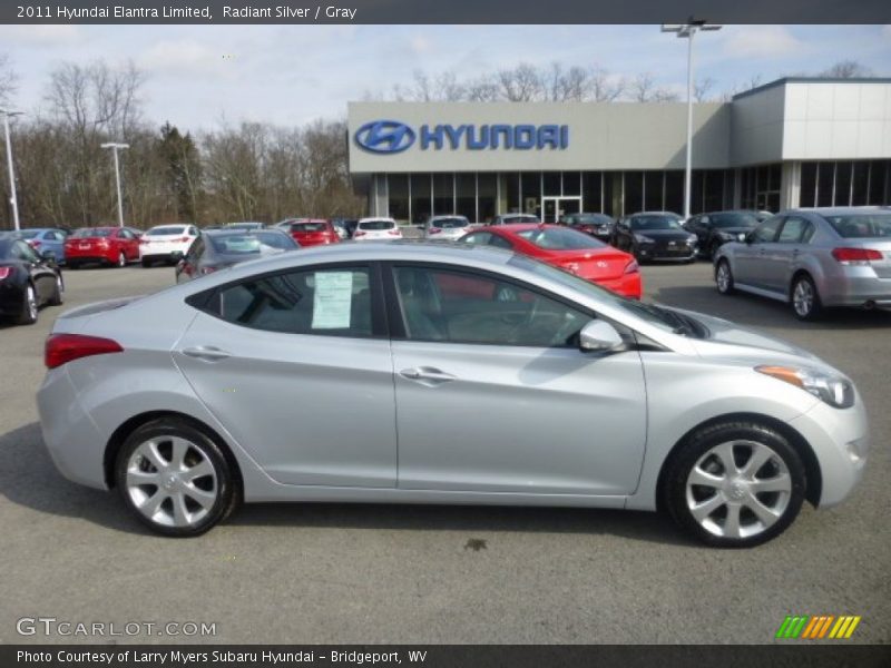 Radiant Silver / Gray 2011 Hyundai Elantra Limited