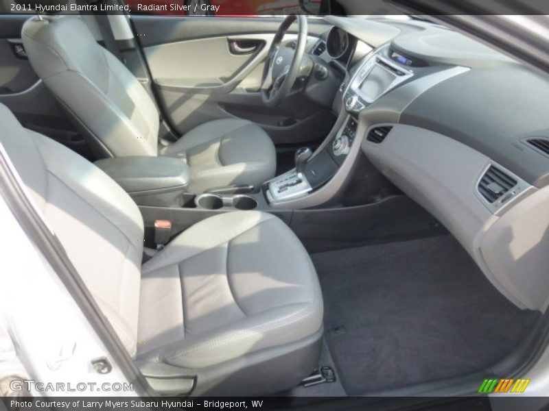 Radiant Silver / Gray 2011 Hyundai Elantra Limited