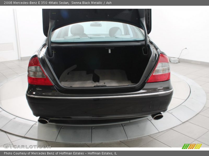 Sienna Black Metallic / Ash 2008 Mercedes-Benz E 350 4Matic Sedan