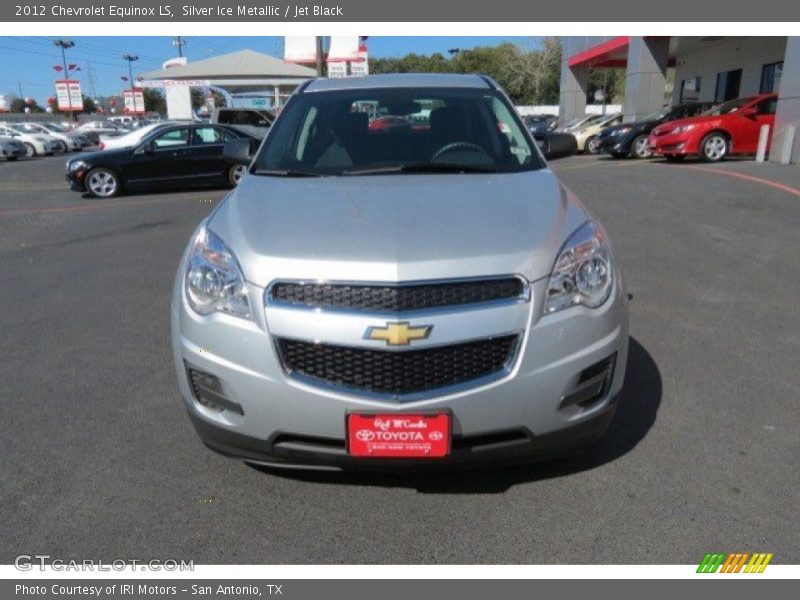 Silver Ice Metallic / Jet Black 2012 Chevrolet Equinox LS