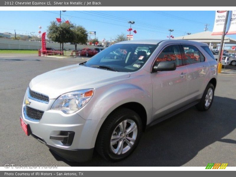 Silver Ice Metallic / Jet Black 2012 Chevrolet Equinox LS