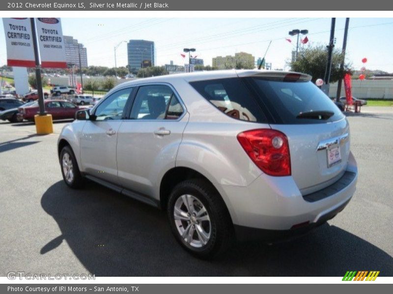 Silver Ice Metallic / Jet Black 2012 Chevrolet Equinox LS