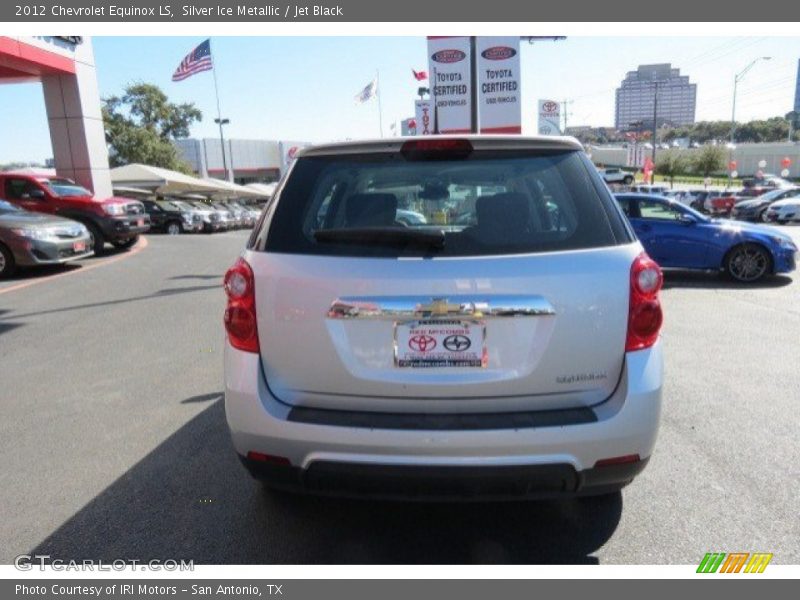 Silver Ice Metallic / Jet Black 2012 Chevrolet Equinox LS