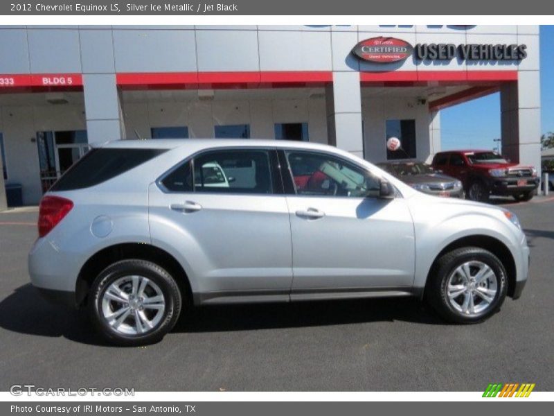 Silver Ice Metallic / Jet Black 2012 Chevrolet Equinox LS