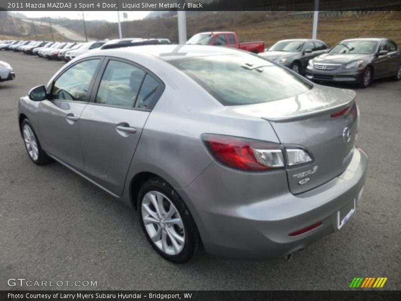 Liquid Silver Metallic / Black 2011 Mazda MAZDA3 s Sport 4 Door