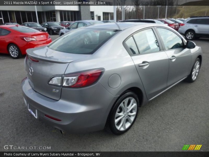 Liquid Silver Metallic / Black 2011 Mazda MAZDA3 s Sport 4 Door