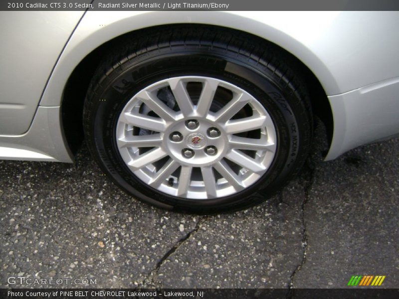 Radiant Silver Metallic / Light Titanium/Ebony 2010 Cadillac CTS 3.0 Sedan