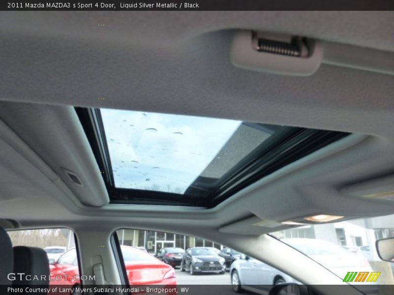 Liquid Silver Metallic / Black 2011 Mazda MAZDA3 s Sport 4 Door