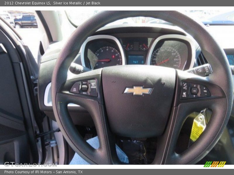 Silver Ice Metallic / Jet Black 2012 Chevrolet Equinox LS