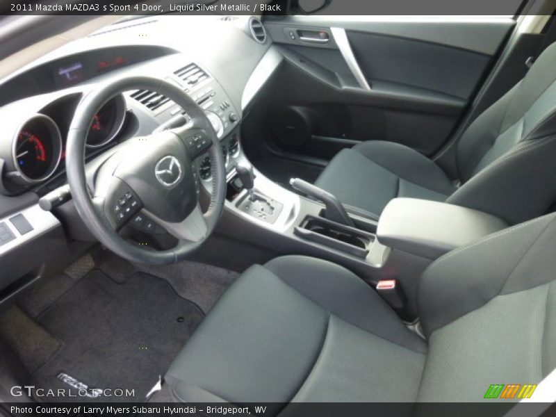 Liquid Silver Metallic / Black 2011 Mazda MAZDA3 s Sport 4 Door