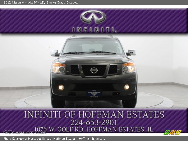 Smoke Gray / Charcoal 2012 Nissan Armada SV 4WD