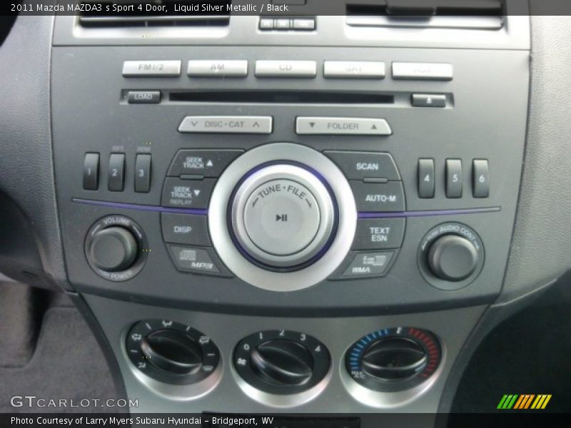 Liquid Silver Metallic / Black 2011 Mazda MAZDA3 s Sport 4 Door