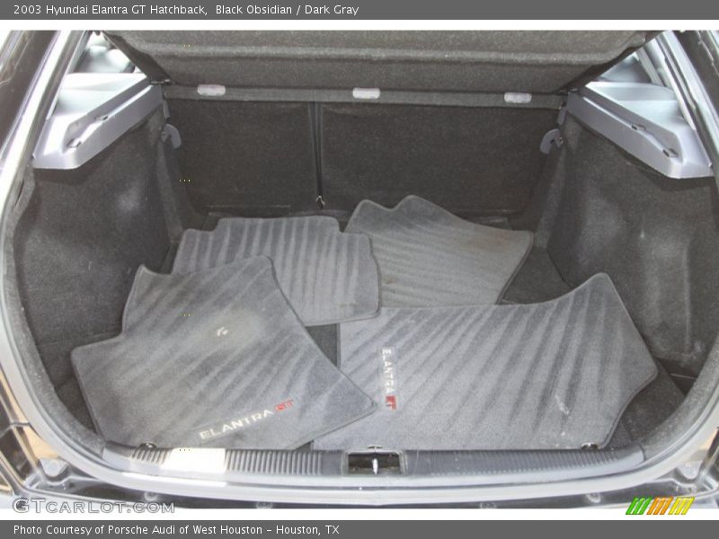 Black Obsidian / Dark Gray 2003 Hyundai Elantra GT Hatchback