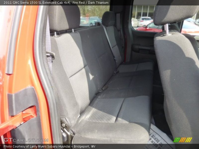 Fire Red / Dark Titanium 2011 GMC Sierra 1500 SL Extended Cab 4x4