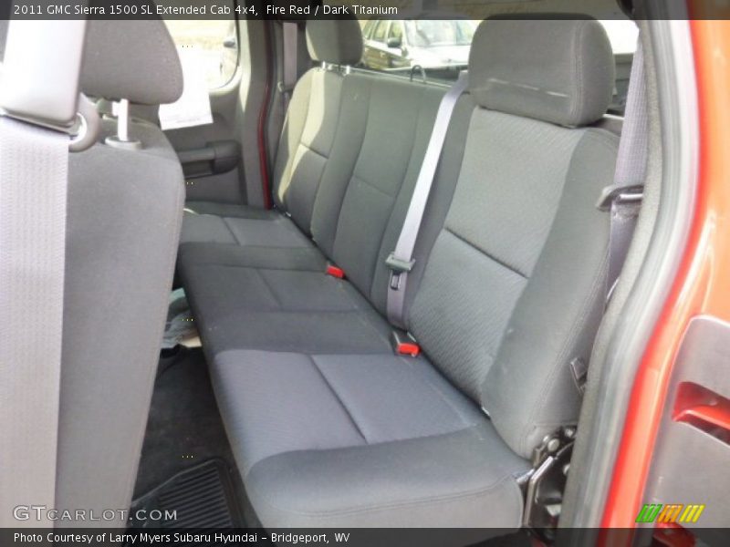 Fire Red / Dark Titanium 2011 GMC Sierra 1500 SL Extended Cab 4x4
