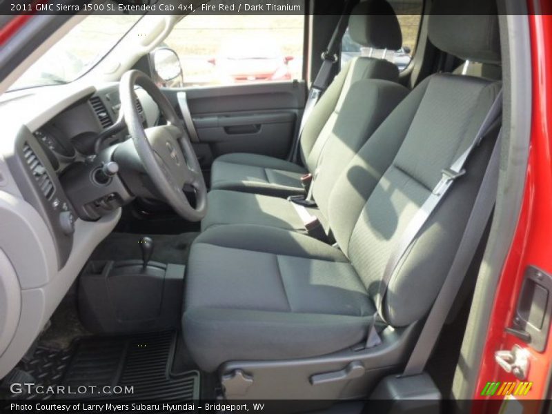 Fire Red / Dark Titanium 2011 GMC Sierra 1500 SL Extended Cab 4x4