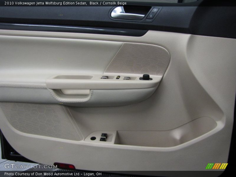 Black / Cornsilk Beige 2010 Volkswagen Jetta Wolfsburg Edition Sedan