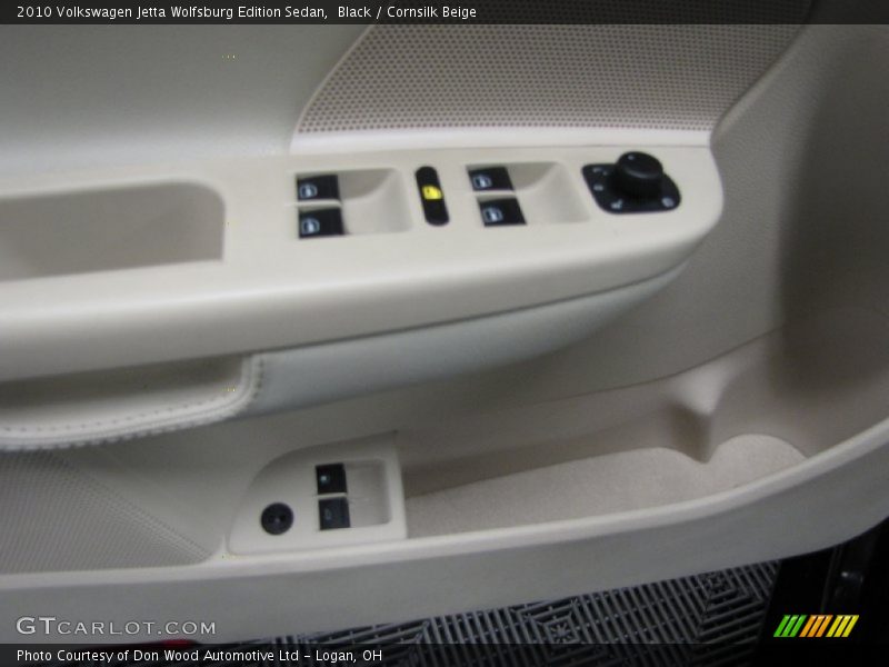 Black / Cornsilk Beige 2010 Volkswagen Jetta Wolfsburg Edition Sedan